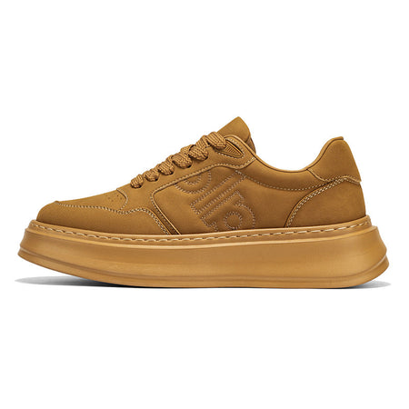 Men’s Low-Top White Retro Casual Sneakers Hong Kong Style
