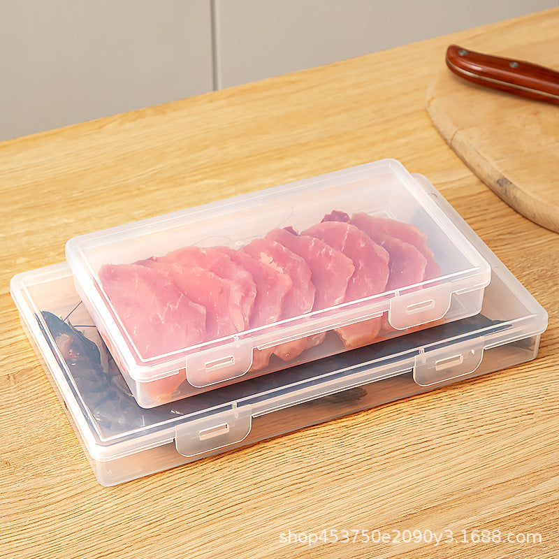 Sealed Transparent Refrigerator Food Storage Box for Freezer