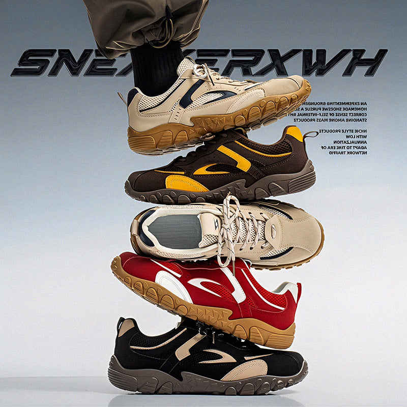 Men’s Mesh Hiking Shoes Lightweight Breathable Outdoor Sports
