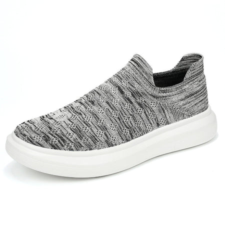 Men’s High-Top Knit Sneakers Breathable Sock Shoes for Casual Wear