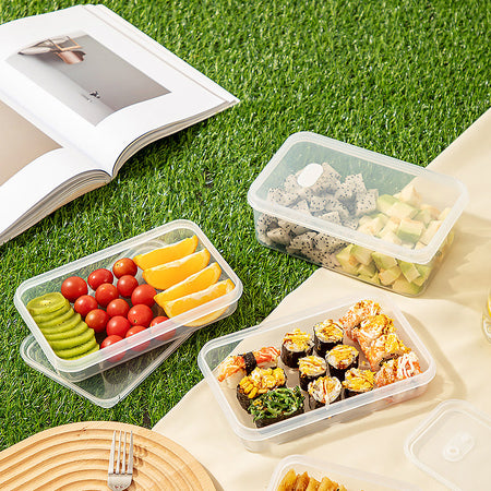 Sealed Bento Sushi Box Transparent Food Grade — clear