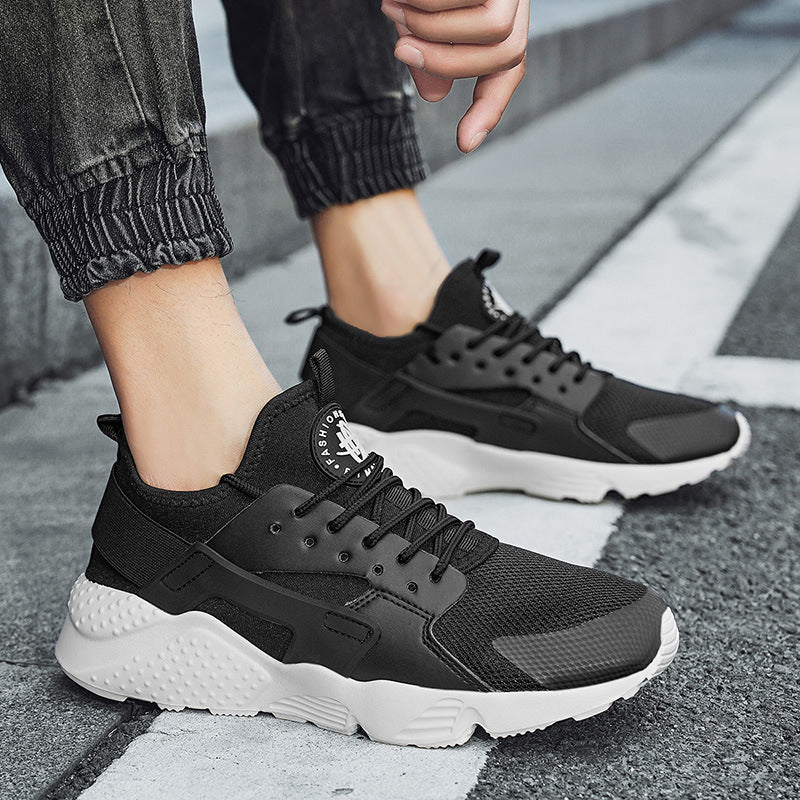 Men’s Lightweight Breathable Korean Style Running Casual Sneakers
