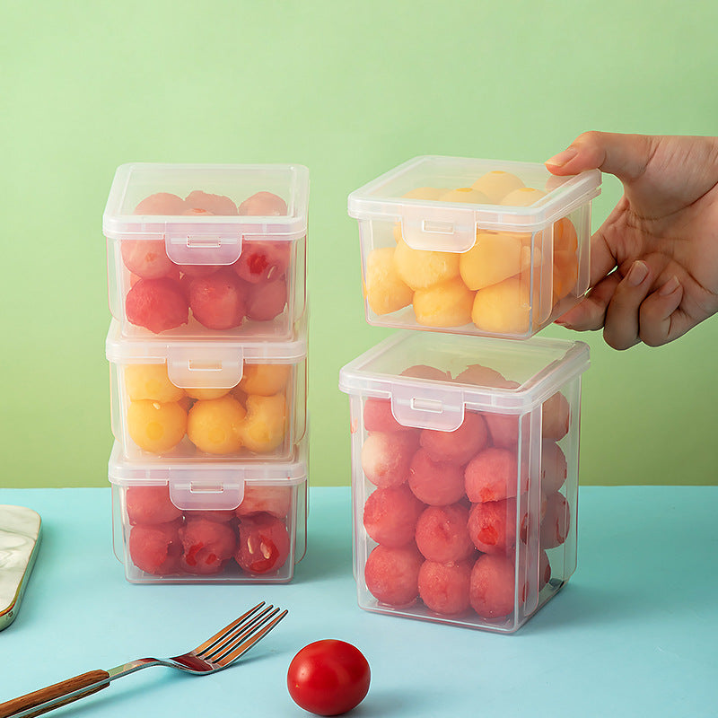 Portable Mini Bento Fruit Box with Sealed — Short small size