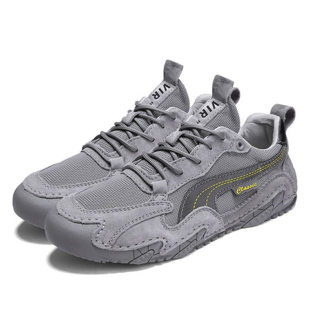 Men’s Breathable Mesh Platform Sneakers for Work and Casual