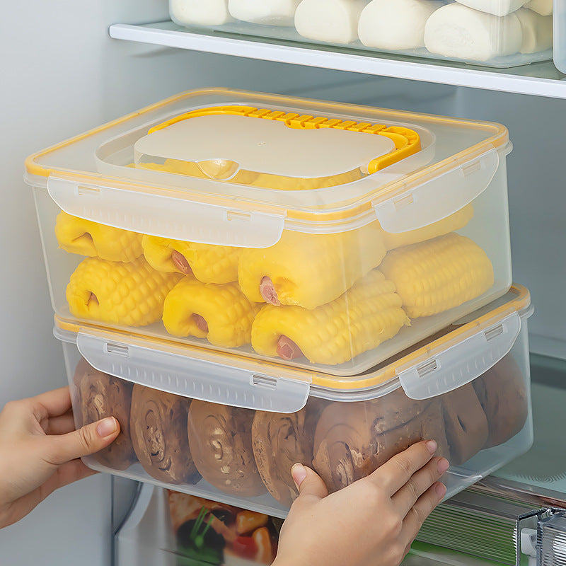 Sealed Bread Storage Box for Refrigerator & — Small size two pack