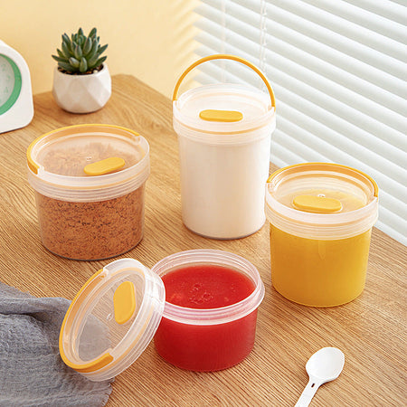 Portable Sealed Oatmeal & Baby Food Storage — Small size short two pack