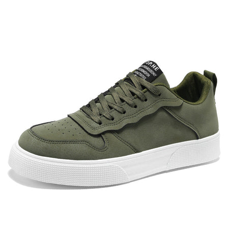 Men’s Korean Style Thick-Soled Low-Top Casual Sneakers