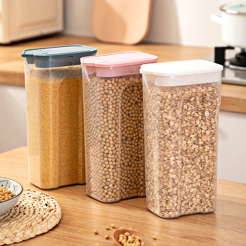 Food Grade Sealed Grain Storage Jar for — blue