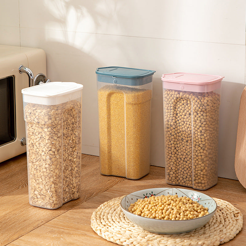 Food Grade Sealed Grain Storage Jar for Kitchen & Fridge