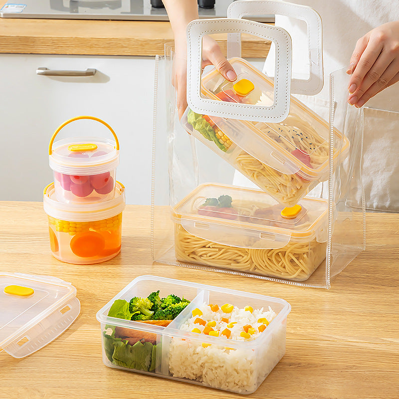 Microwave Safe Bento Lunch Box with Rice Compartment