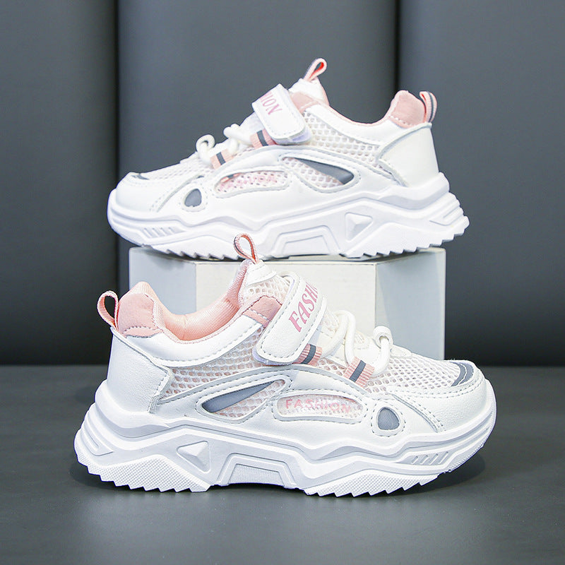 Kids Breathable Mesh Running Shoes Soft Sole Casual Sports