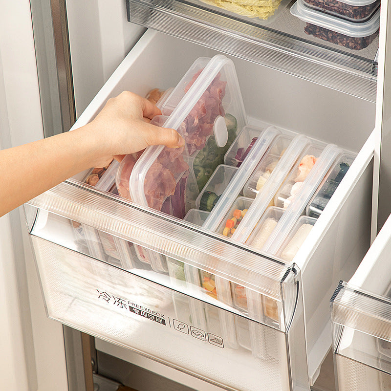 Sealed Transparent Refrigerator Food Storage Box with