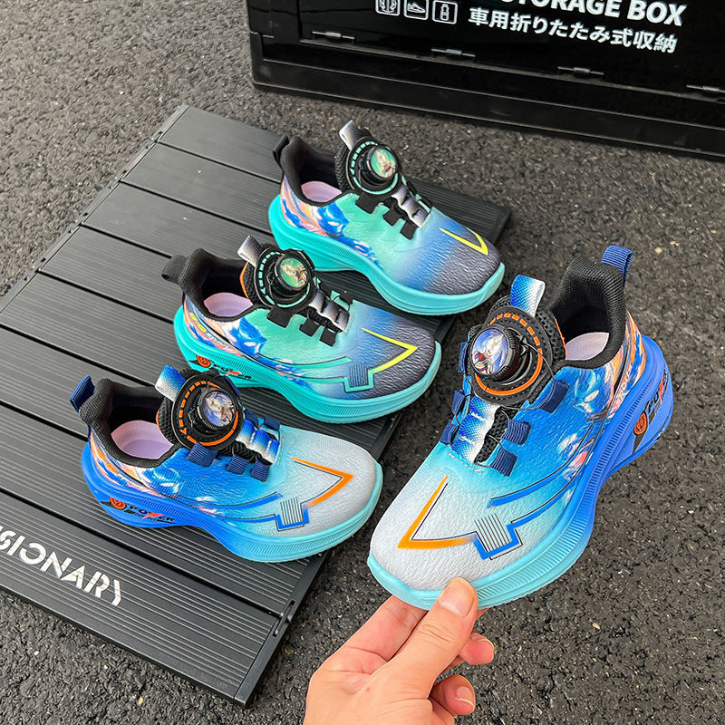 Boys Basketball Shoes Lightweight Soft Sole Casual Sports