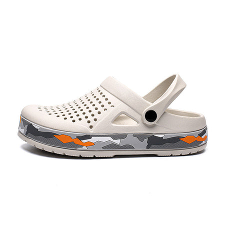 Men’s Camouflage Hole Sandals Summer Beach Casual Cross-Border Slides