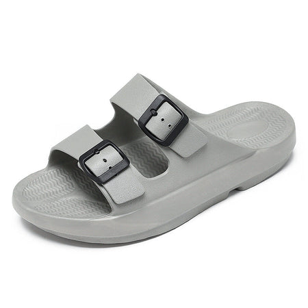Men’s Thick Sole Slip-On Sandals Breathable Casual Beach Shoes