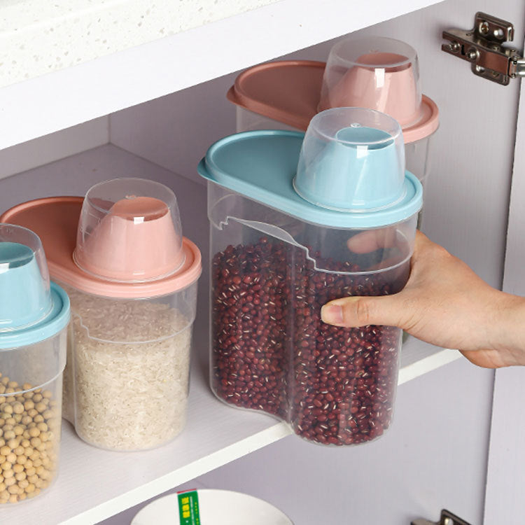 Sealed Refrigerator Side Door Storage Jar for Grains & Coffee