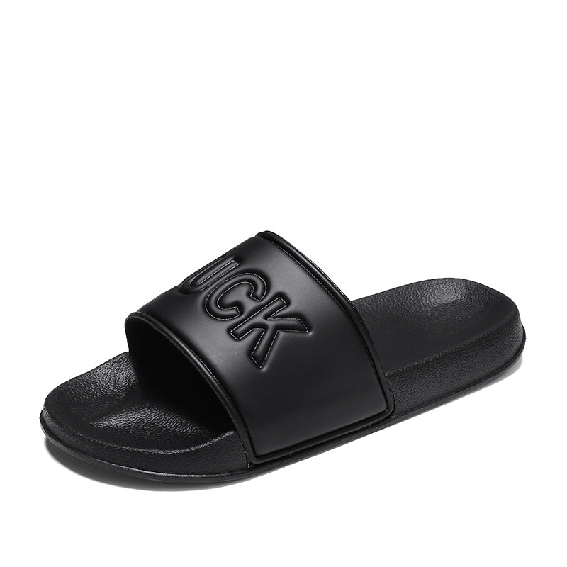 Men’s Non-Slip Soft Sole Slippers Indoor Outdoor Bathroom Casual Slides
