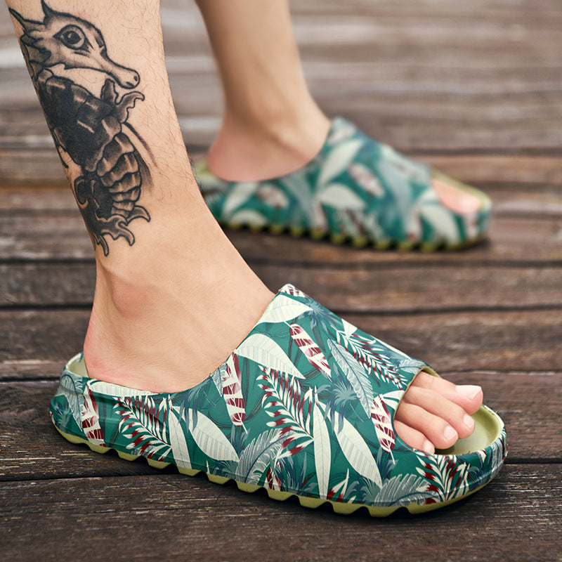 Men’s Soft Sole Slide Slippers Breathable Casual Outdoor Comfort