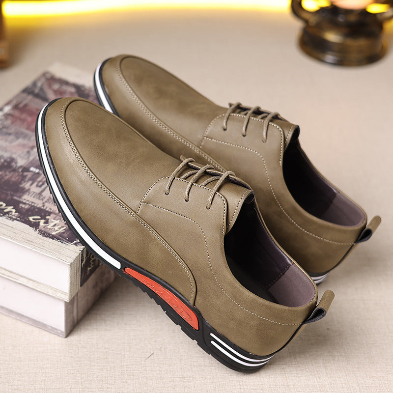 Black men's formal shoes - leather dress shoes for office and business occasions