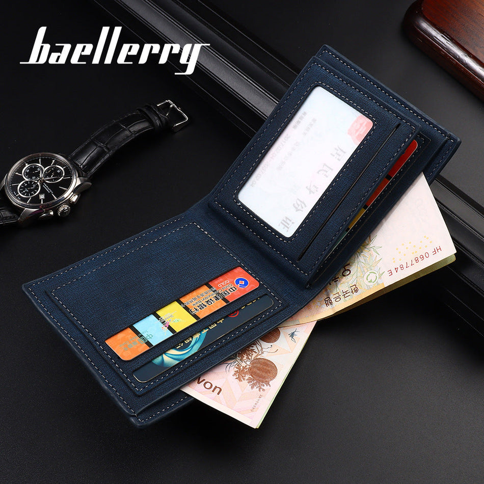 Men’s Baellerry Color Contrast Wallet – Business Multi-Card