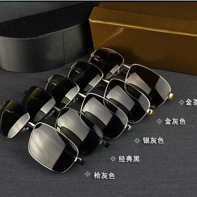 Men’s Polarized Retro Driving Sunglasses – Large Frame UV