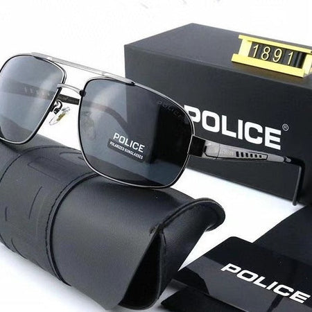 Black Frame Black And Gray Piece sunglasses - UV-protective eyewear with lightweight frame for men