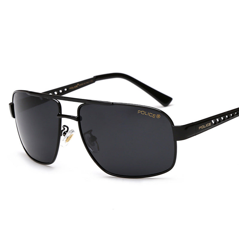 Men’s Polarized Retro Square Sunglasses – UV400 Driving Style