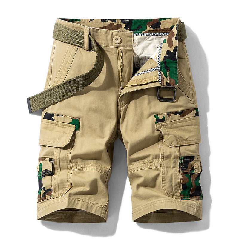 Men’s Workwear Cargo Shorts Multi-Pocket Loose Fit Summer Shorts