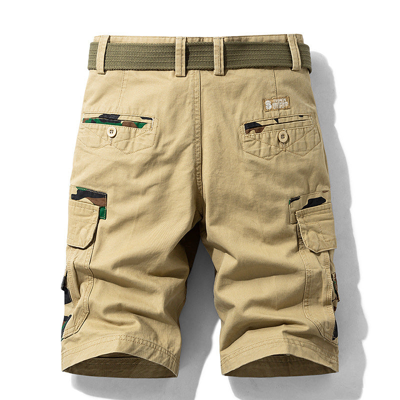 Men’s Workwear Cargo Shorts Multi-Pocket Loose Fit Summer Shorts