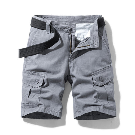 Men’s Work Shorts Cotton Multi-Pocket Loose Fit Summer Casual Pants