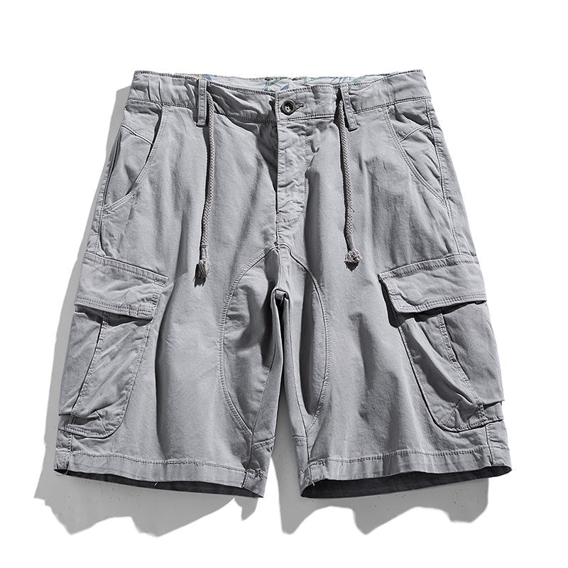 Men’s Cargo Shorts Loose Fit Multi-Pocket Summer Casual Pants