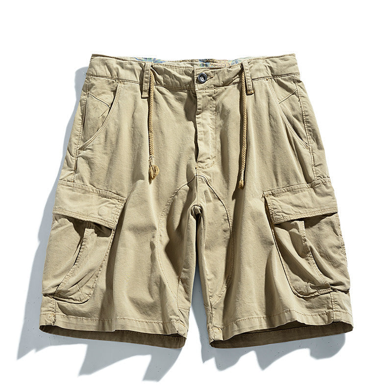 Men’s Cargo Shorts Loose Fit Multi-Pocket Summer Casual Pants