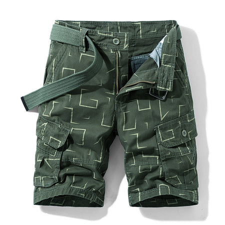 Men’s Workwear Shorts Loose Fit Multi-Pocket Casual Summer Pants