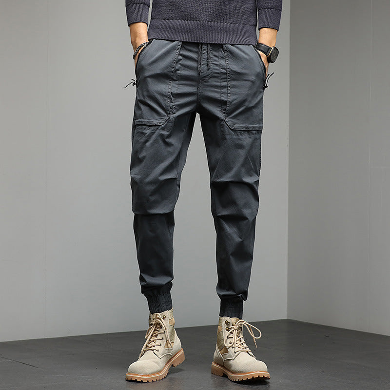 Men’s Casual Loose Overalls Pants – Lightweight Trendy Sports Trousers (Streetwear Style)