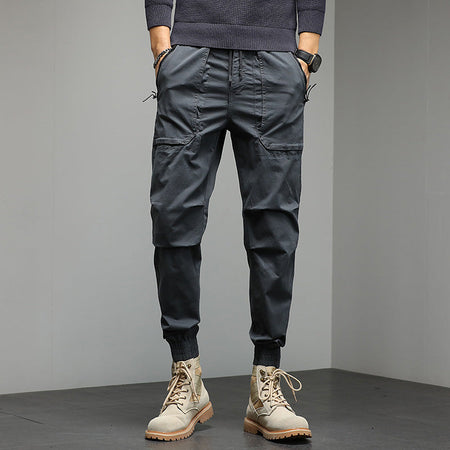 Men’s Casual Loose Overalls Pants – Lightweight Trendy Sports Trousers (Streetwear Style)
