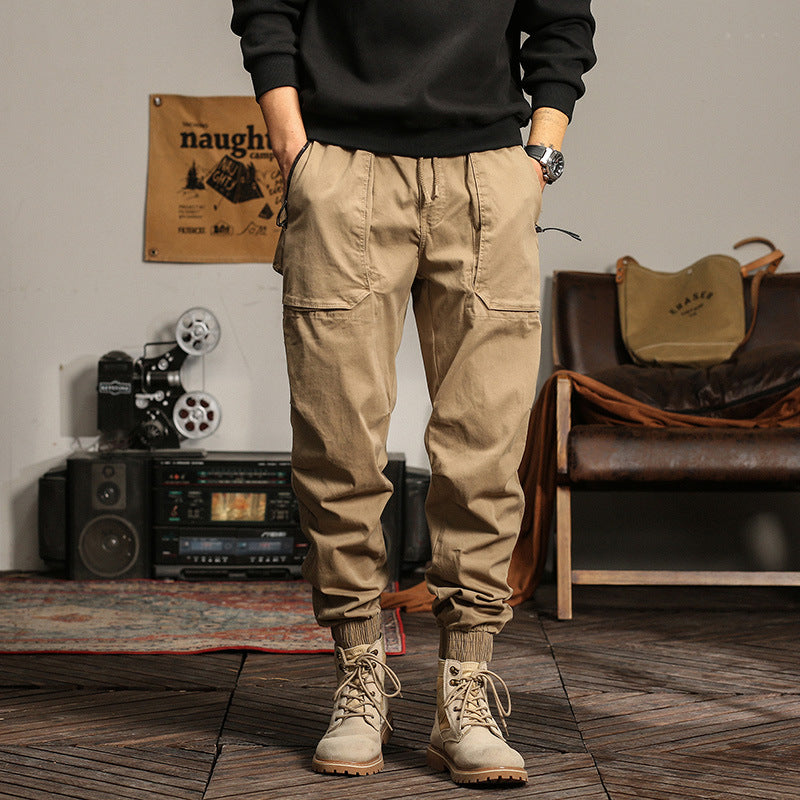 Men’s Lightweight Cargo Jogger Pants Slim Fit Casual