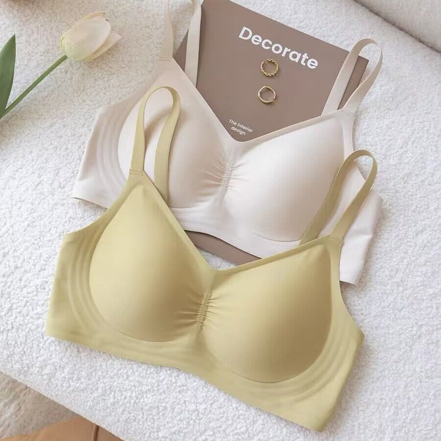 Seamless Wire Free Minimizer Bra for Natural Lift and Support