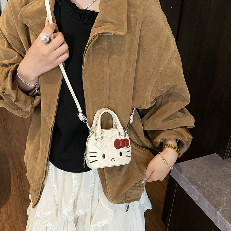 Children’s Cute Cat Mini Shell Crossbody Handbag