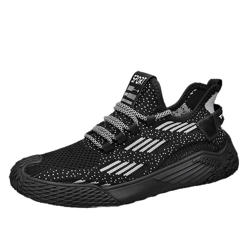 Mx-S1101 Black men's sneakers - casual athletic shoes with cushioned comfortable sole