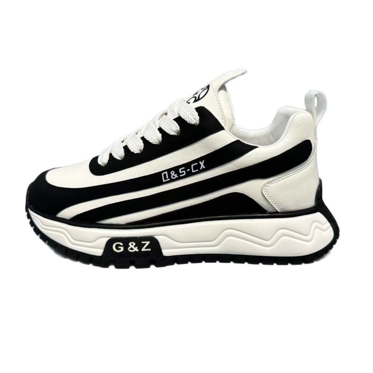 Xfs-Lk022 Blue Red men's sneakers - casual athletic shoes with cushioned comfortable sole