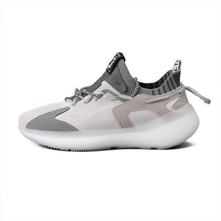 Fc- Black men's sneakers - casual athletic shoes with cushioned comfortable sole