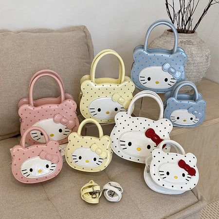 White kids casual bag for everyday use with lightweight and practical design