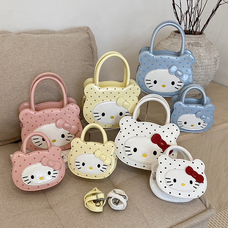 White kids casual bag for everyday use with lightweight and practical design