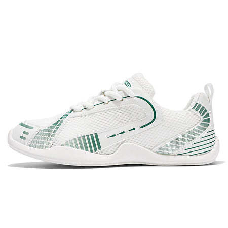 Lh-Xs778 White men's sneakers - casual athletic shoes with cushioned comfortable sole