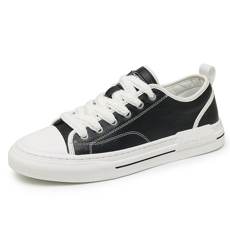 Gg-D22326 Black men's sneakers - casual athletic shoes with cushioned comfortable sole