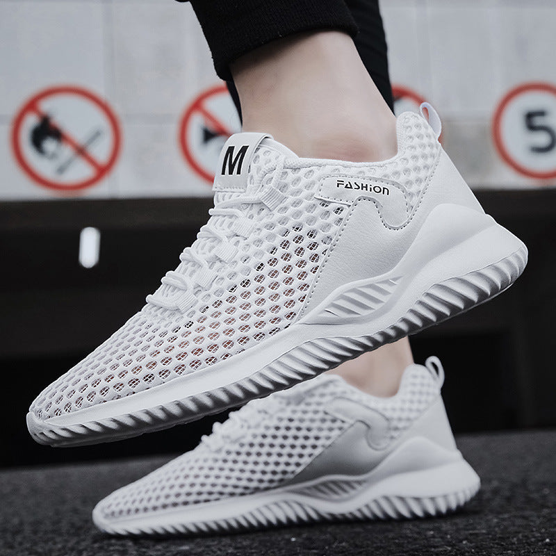 Men’s Mesh Breathable Hollow Casual Running Sneakers