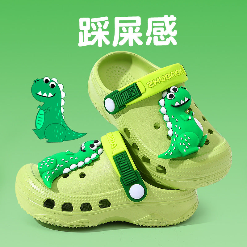 Children’s Cartoon EVA Hole Slippers Non-Slip Soft Sandals for