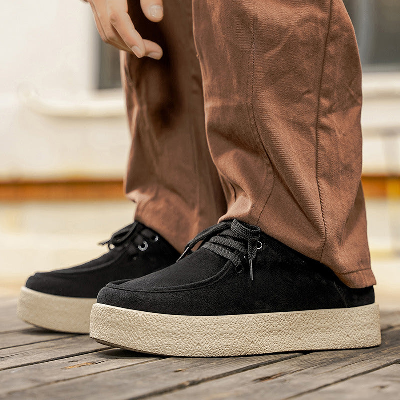 Men’s Thick-Soled Retro Height-Increasing Casual Sneakers
