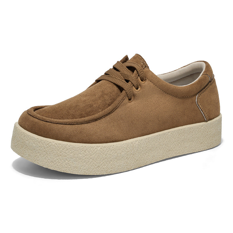 Yc-Kx37 Khaki men's sneakers - casual athletic shoes with cushioned comfortable sole