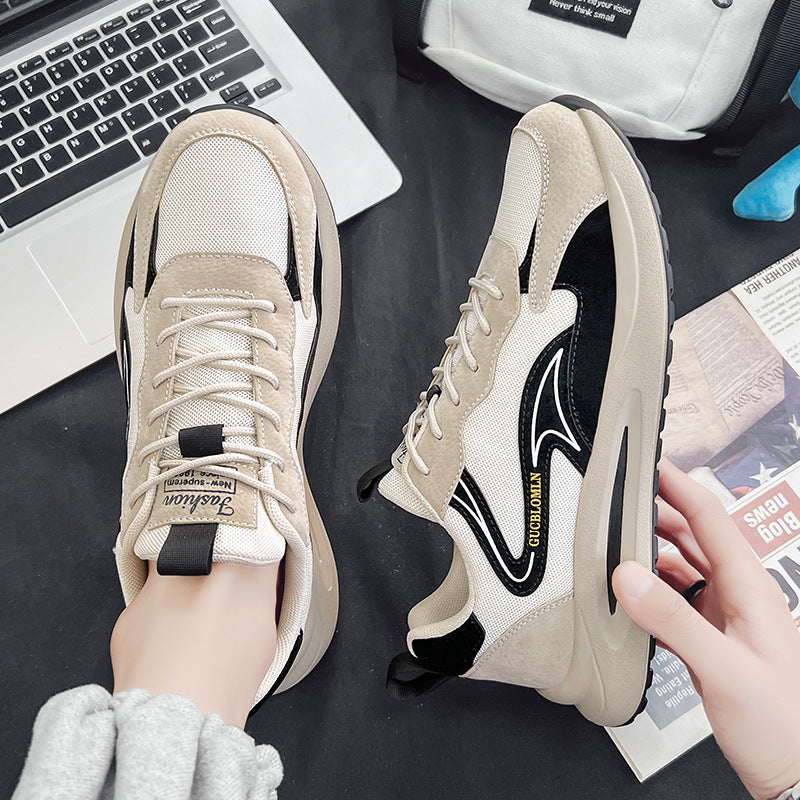 Men’s Korean Style Mesh Breathable Casual Running Sneakers